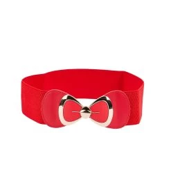 Emma Bow Belt – Red