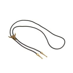 Bolo Tie With Western Cow/Steer Skull – Bronze