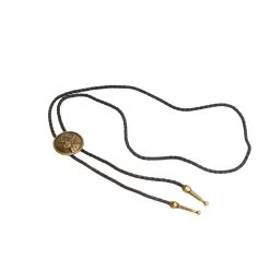 Bolo Tie With Western Deer – Bronze
