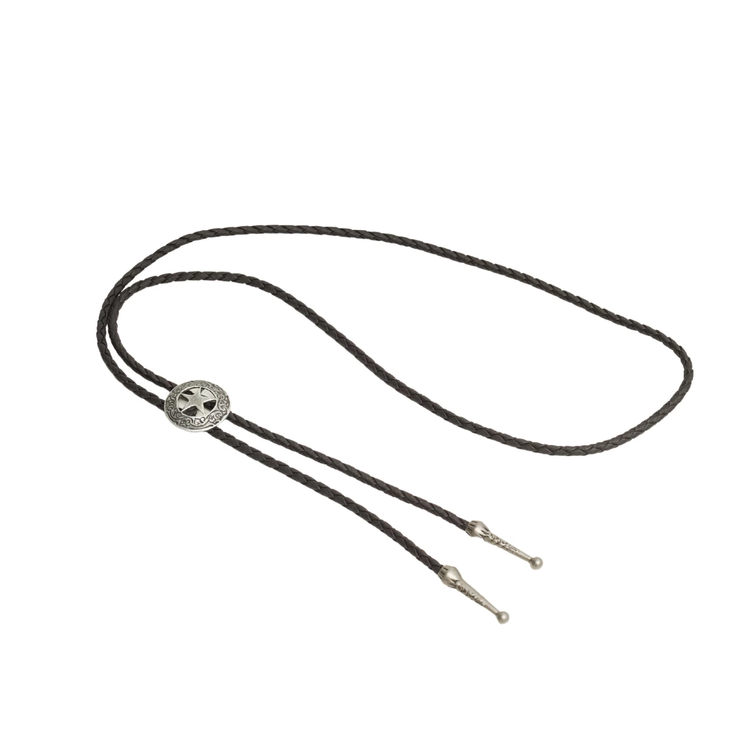 Bolo Tie With Western Sheriff Star 3 Bolo Tie With Western Sheriff Star