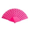 Hand Fan – Dark Pink White Polka Dot -Fusion Charm Shop SPP Cybershop 31