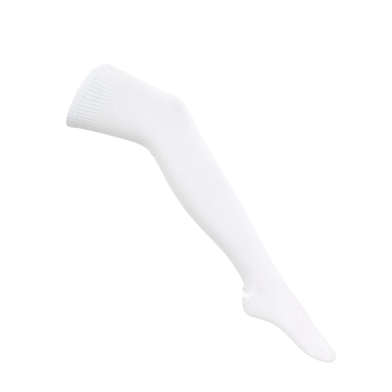 Thigh High Socks – White 3 Thigh High Socks – White