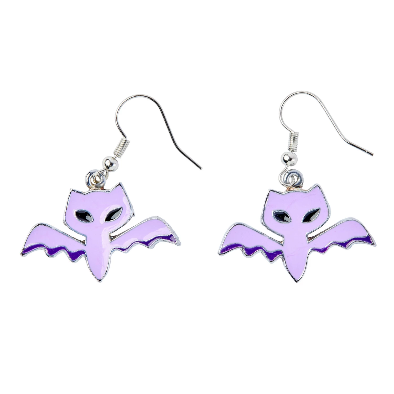 Earrings – Purple Bats 3 Earrings – Purple Bats