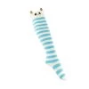 Furry Face Pastel Blue And White Stripe Socks -Fusion Charm Shop SPP Cybershop April 18 scaled 1