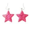 Earrings – Pink Glitter Stars -Fusion Charm Shop SPP Cybershop April 24