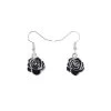 Black Rose Earrings -Fusion Charm Shop SPP Cybershop April 33