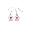 Earrings – Cute Strawberry Cupcakes -Fusion Charm Shop SPP Cybershop April 37
