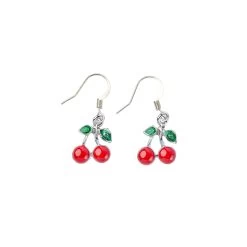 Small Cherry Earrings