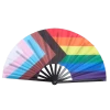 Progress Pride Hand Fan -Fusion Charm Shop SPP Cybershop Feb 01