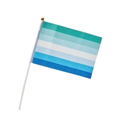 The Gay Man Pride Hand Flag – Small