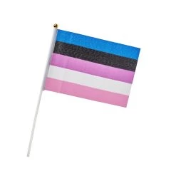 Genderfluid Hand Flag – Medium
