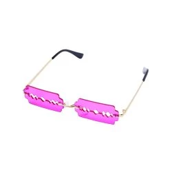 Razor Blade Glasses – Purple