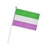 Genderqueer Pride Hand Flag – Small