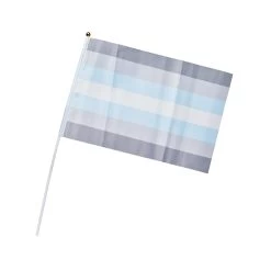 Demiboy Pride Hand Flag – Medium
