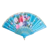 Beautiful Traditional Japanese Flower Hand Fan – Light Blue -Fusion Charm Shop SPP Cybershop Feb 18