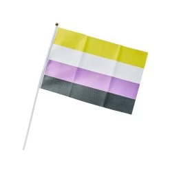 Non-Binary Hand Flag – Medium