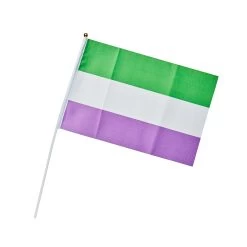 Genderqueer Hand Flag – Medium