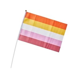 Community Lesbian Hand Flag – Medium