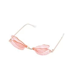 Pink Dragonfly Glasses