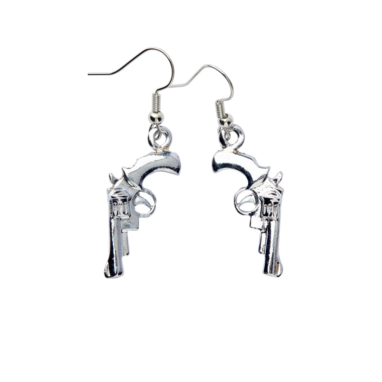 Earrings – Silver Guns 3 Earrings – Silver Guns