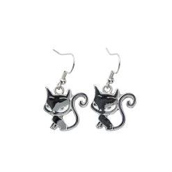 Earrings – Black Cat