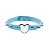Heart Choker – Light Blue Spike