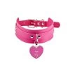 Wide Dark Pink Choker With Broken Heart -Fusion Charm Shop SPP Cybershop July 30 1 scaled 1