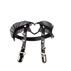 Heart Stud Leg Garter