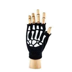 Fingerless Skeleton Gloves