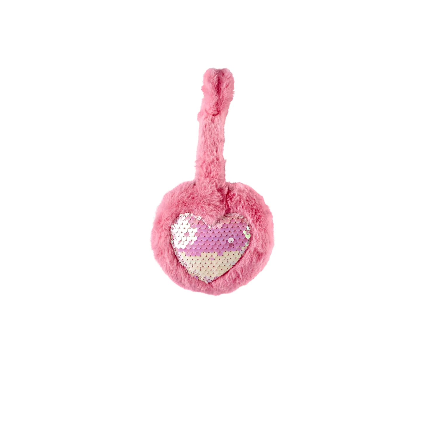 Pink Cat Earmuffs / Heart Sequins 4 Pink Cat Earmuffs / Heart Sequins - Image 2