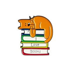 I Love Books Enamel Pin – #319