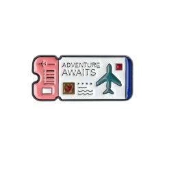 Adventure Awaits Enamel Pin – #322