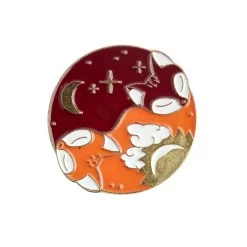 Foxes Enamel Pin – #335