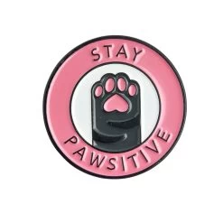 Stay Pawsitive Enamel Pin – #314