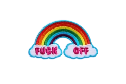 F^ck Off Rainbow Patch