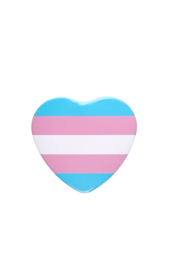 Pride Badge – Transgender Flag – Heart