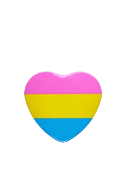 Pride Badge – Pansexual Flag – Heart