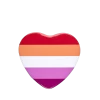 Pride Badge – Community Lesbian Flag – Heart -Fusion Charm Shop SPP Cybershop Nov 66