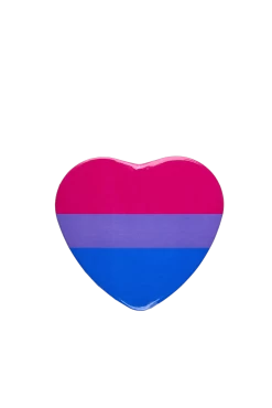 Pride Badge – Bisexual Flag – Heart