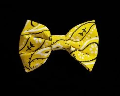 Yellow Bandana Bow Clip -Fusion Charm Shop Yellow Bandana Bow Clip 2 10001059