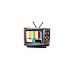 Retro TV Enamel Pin – #127