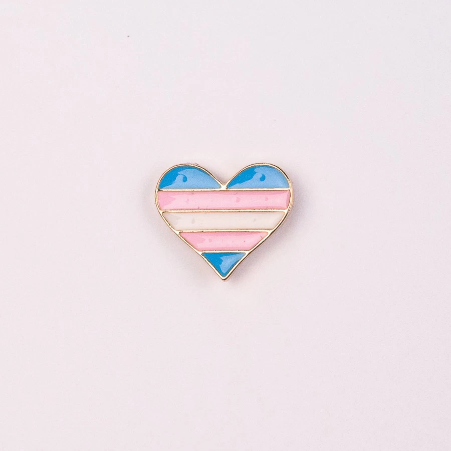 Transgender Enamel Pin – #48 3 Transgender Enamel Pin – #48