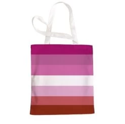 Pride Canvas Tote Bag – Lesbian