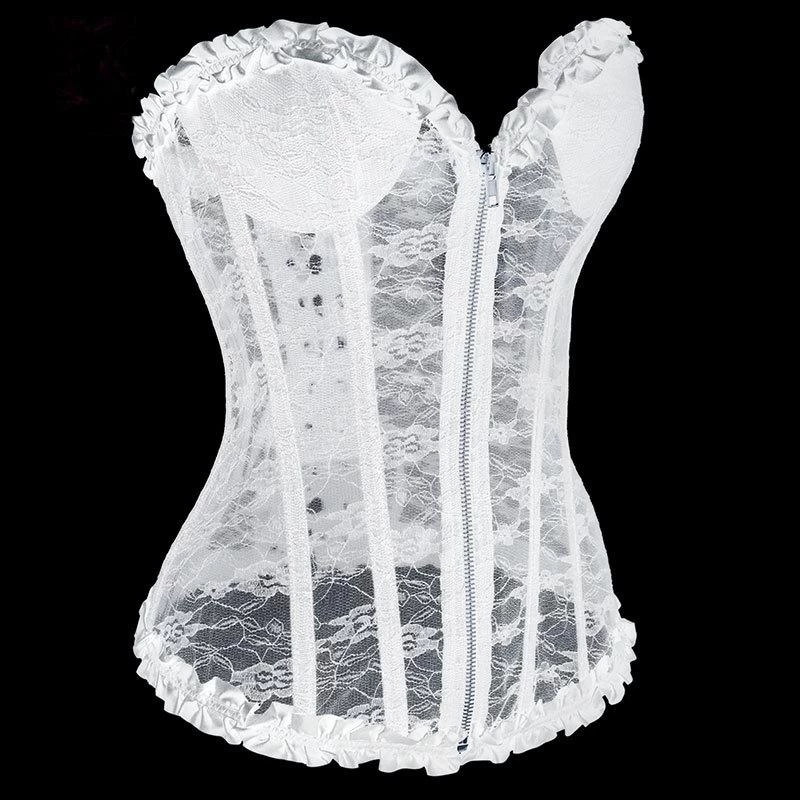 Lillian – White Lace Corset 4 Lillian – White Lace Corset - Image 2