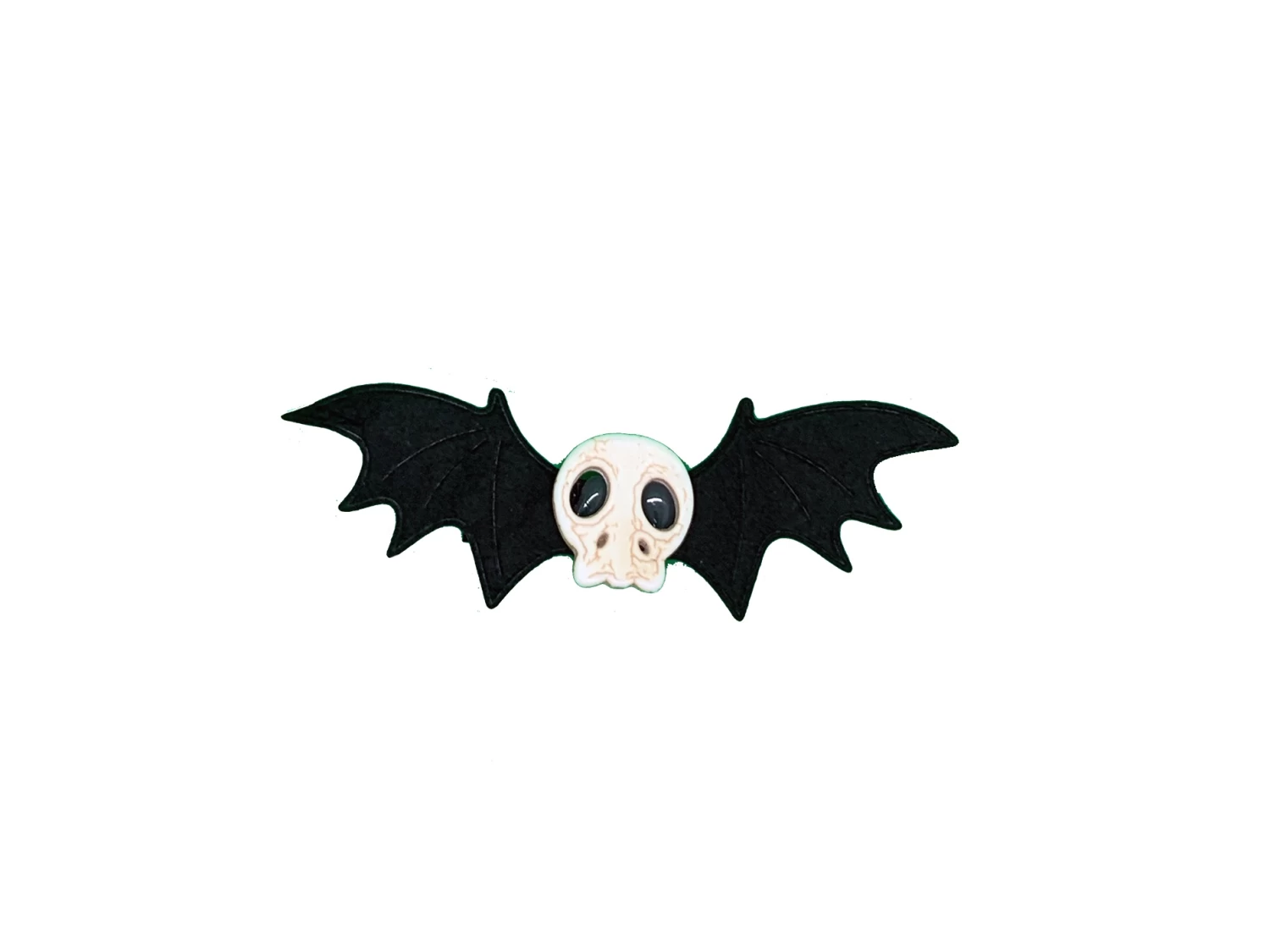 Bat Wings With Skull – Clip On Style 3 Bat Wings With Skull – Clip On Style
