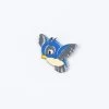 Blue And Grey Bird Enamel Pin – #40 -Fusion Charm Shop blue grey bird