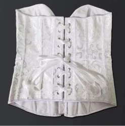 Angel White Patterned Corset 7 Angel White Patterned Corset -Fusion Charm Shop ca81216c f905 4ba8 b572 1e4f3e06b567