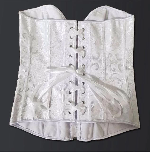 Angel White Patterned Corset 5 Angel White Patterned Corset - Image 3