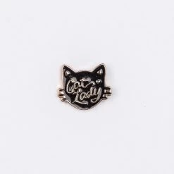 Cat Lady Enamel Pin – #168