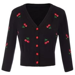 Cherry Cardigan – Black